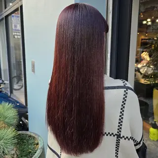 カラー ロング ハヤシ マユ ✂ 府中美容室のヘアスタイル