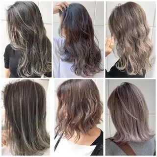 セミロング カラー ヘアアレンジ 縮毛矯正 髪質改善寺坂雄飛💐のヘアスタイル