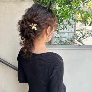 ロング ヘアアレンジ SHANTi 飯塚 ヘアセット/髪質改善のヘアスタイル