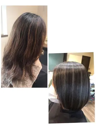 ミディアム カラー Ray hair 春日部のヘアスタイル