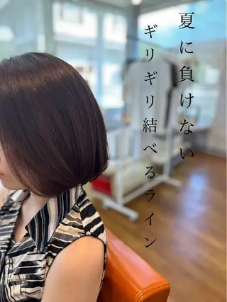 ショート ナチュラルオーブン 大村店🍀深松孝枝のヘアスタイル