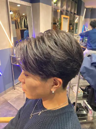 ショート メンズ 松澤 勇輝のヘアスタイル