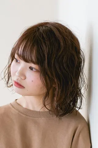 ミディアム 石川 大瑚のヘアスタイル