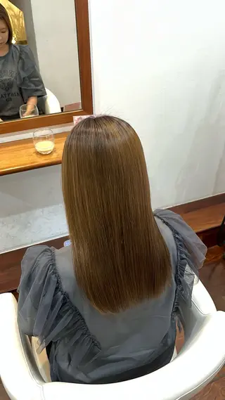 ロング パーマ 今在家 玲【艶髪スト レート/メンズ】のヘアスタイル