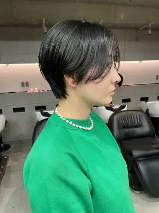 ショート カラー 表参道🌿赤み消し カラー/チナツのヘアスタイル