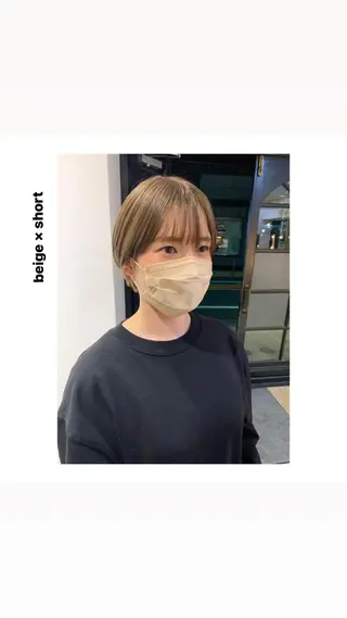 ミディアム カラー パーマ ヘアアレンジ メンズ キッズ ネイル マツエク・マツパ アイブロウ hiro【沿線で叶う 似合わせhair】のヘアスタイル