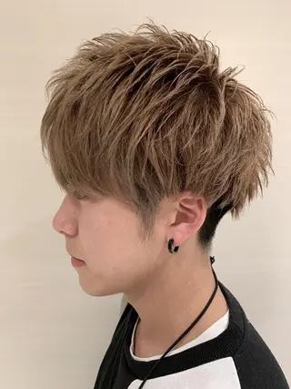 ショート カラー パーマ ヘアアレンジ メンズ キッズ MODE K´s eau髪質改善特化のヘアスタイル