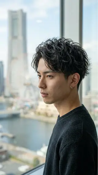 ショート パーマ メンズ 🔮メンズ縮毛矯正 メンズパーマ💎竹永のヘアスタイル