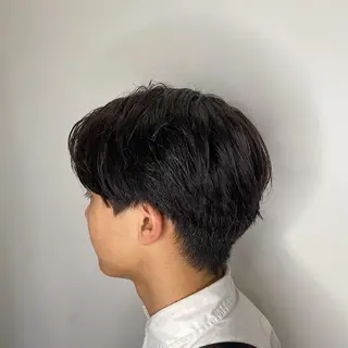 カラー 酸スト/フェザー パーマ/三谷海斗のヘアスタイル