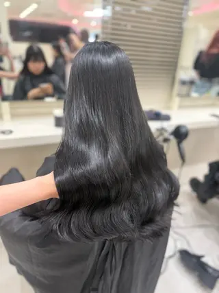 セミロング カラー 🎀🫧透明感 ピンクラベンダー💟のヘアスタイル