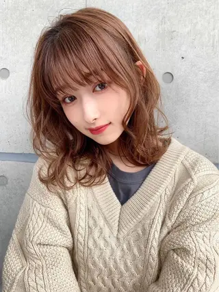 ミディアム カラー ヘアアレンジ 🩰透明感カラー♡ UTA🩰のヘアスタイル