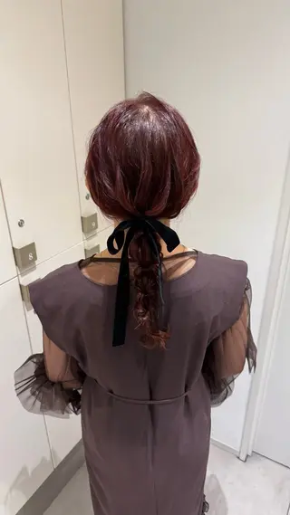 ロング ヘアアレンジ カラー/ヘアセット Nanami💗のヘアスタイル