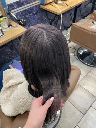 ロング カラー 🍒透明感カラー/ 艶カラー/さくら🍒のヘアスタイル