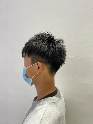 ショート メンズ 柴田 綺音のヘアスタイル
