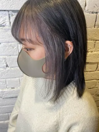 カラー 前田 輝のヘアスタイル