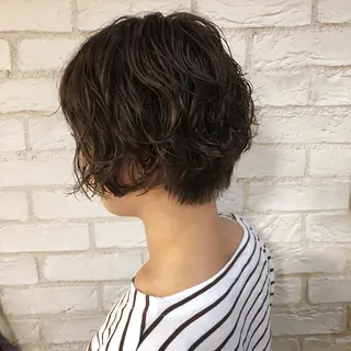 ショート パーマ 髪質改善/艶髪 やまなかのヘアスタイル
