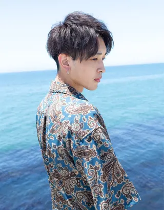 メンズ メンズ特化美容師/ パーマ/波巻き/陸翔のヘアスタイル