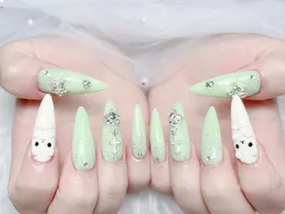 ネイル MoMoA Nail ネイル長さ出し専門店のネイルデザイン