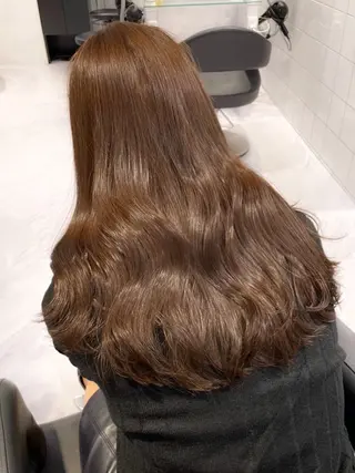 ロング カラー 表参道♡暗髪♡ 艶カラー♡アユミのヘアスタイル