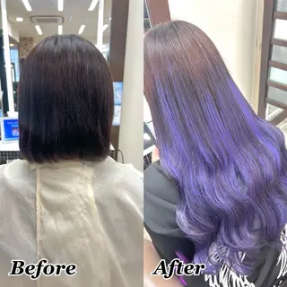 ヘアメ🎀推しカラー 🥣横浜/しほ🧸のヘアスタイル