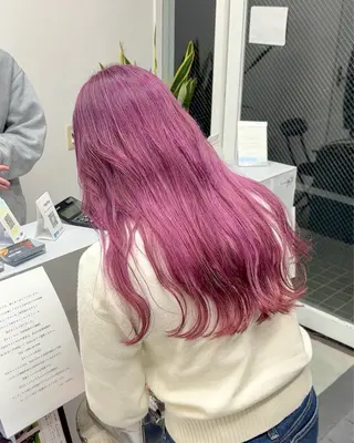 ロング カラー 大竹里旺/belle /インナーカラーのヘアスタイル