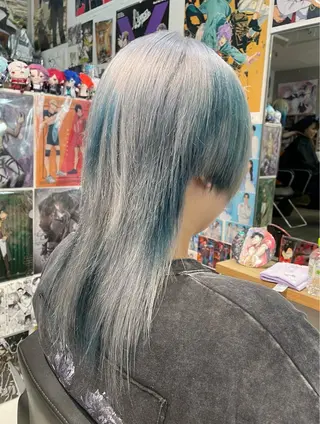 セミロング 似合わせカット/ デザインカラー🦄のヘアスタイル