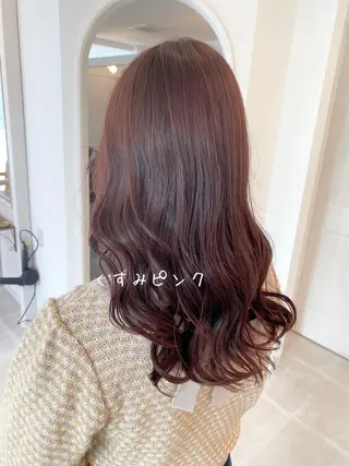 セミロング カラー モテ前髪 タゴメ シンヤのヘアスタイル