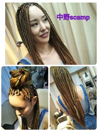 ヘアアレンジ メンズ ロング キッズ マツエク・マツパ scamp ★のヘアスタイル
