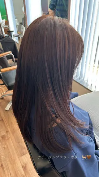 セミロング カラー 吉祥寺 haruna☀️のヘアスタイル