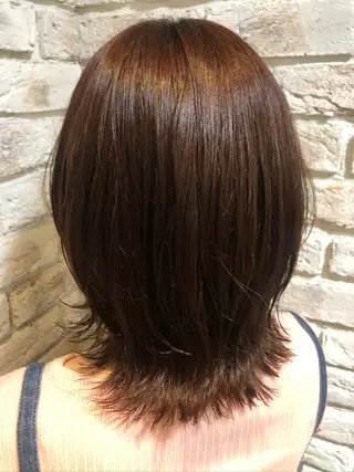 ミディアム るな/echelle 【カットモデル募集】のヘアスタイル
