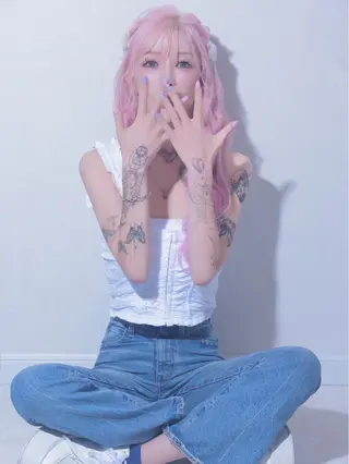 ロング カラー シシド ユウスケ Aceのヘアスタイル