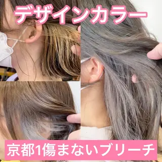 ミディアム カラー 髪質改善特化KIZU /艶髪研究（京都）のヘアスタイル