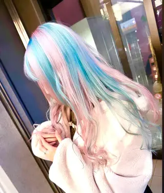 ロング カラー ブリーチ指名 No.1🦋KOKIのヘアスタイル