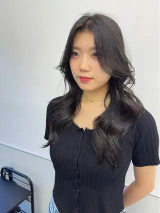 ロング カラー 韓国ヘア🇰🇷 スズキのヘアスタイル