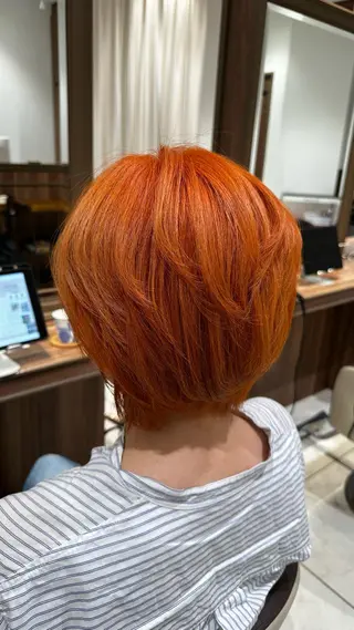 ショート カラー ✨本格的韓国スタイル 特化✨ﾊﾙｶ✨️のヘアスタイル