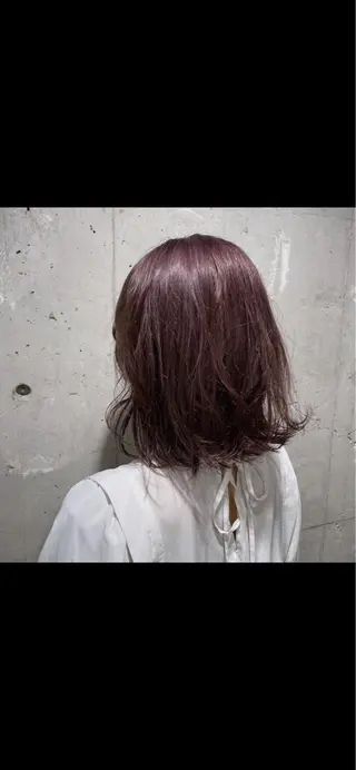 ミディアム カラー *モデル募集🤍横浜 透明感カラー🫧のヘアスタイル