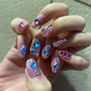 ショート カラー ヘアアレンジ ネイル マツエク・マツパ 💠AYANE /吉祥寺💠のマツエク・マツパデザイン