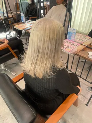 ミディアム カラー ヘアアレンジ ・˚✧すずね˚✧* lucia(ルチア)のマツエク・マツパデザイン