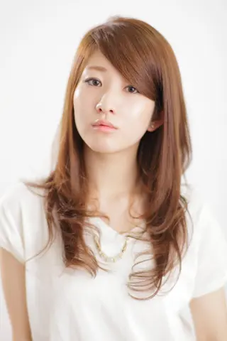 ロング カラー パーマ 横手 愛美のヘアスタイル