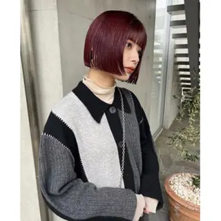 ミディアム カラー レイヤー/透明感 カラー ☽EMIRIのヘアスタイル