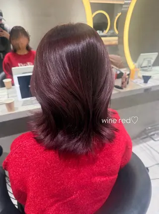 ミディアム カラー 透明感カラー/ Yuna♡のヘアスタイル