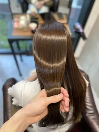 ロング 韓国/ワンホンヘア 髪質改善/MaCoのヘアスタイル