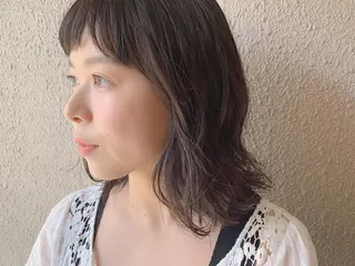 ミディアム パーマ サダハルカ ｜chouetteのヘアスタイル