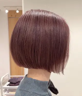 ショート カラー スキバサミを使わない カット🌼唯🌼のヘアスタイル
