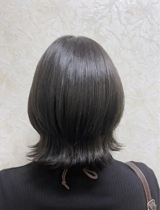 セミロング カラー 巻ける縮毛矯正✨ 木下晴一朗✨のヘアスタイル