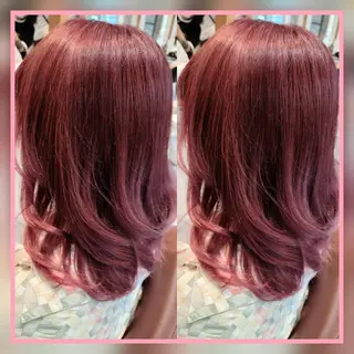 セミロング カラー 田中 孝征のヘアスタイル