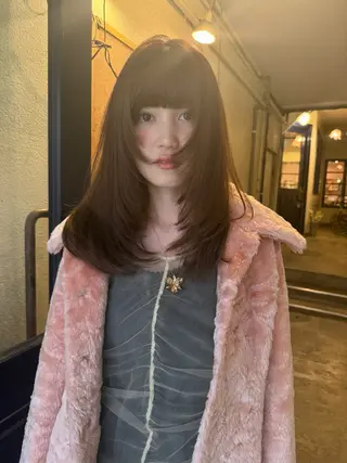 ロング カラー YURiA レイヤー🫧のヘアスタイル