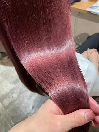 ロング カラー レイヤーカット/ 縮毛矯正🇰🇷早坂のヘアスタイル