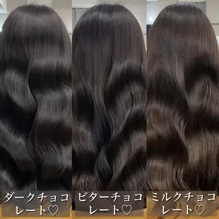 セミロング カラー プル艶職人/ にしものヘアスタイル