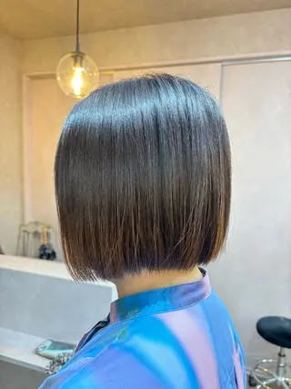 ミディアム 💜髪質改善/ 艶カラー/ミナ🩷のヘアスタイル
